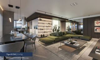 APARTAMENTO NOVO DE 03 SUÍTES, 02 VAGAS À 50M DA ORLA DE BALNEÁRIO PEREQUÊ SC. REF.: 193920