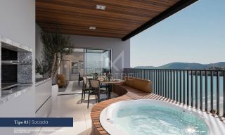 APARTAMENTO NOVO DE 03 SUÍTES, 02 VAGAS À 50M DA ORLA DE BALNEÁRIO PEREQUÊ SC. REF.: 193920