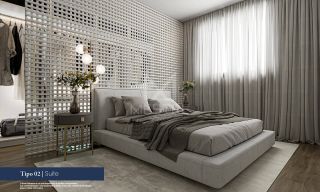 APARTAMENTO NOVO DE 03 SUÍTES, 02 VAGAS À 50M DA ORLA DE BALNEÁRIO PEREQUÊ SC. REF.: 193920