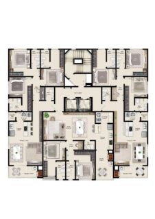 APARTAMENTO NOVO 02 SUÍTES, 02 VAGAS EM BALNEÁRIO PEREQUÊ SC. PRÓXIMO DA ORLA!. REF.: 193922