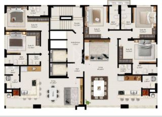 APARTAMENTO COM 02 SUÍTES NOVO À VENDA EM BAL. PEREQUÊ