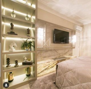 APARTAMENTO DE ALTO PADRÃO FINAMENTE MOBILIADO VISTA MAR À VENDA NA MEIA PRAIA