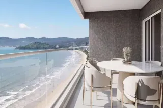 APARTAMENTO COM 02 SUÍTES EM PORTO BELO COM VISTA MAR
