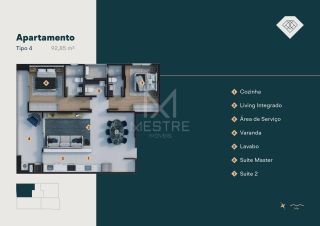 APARTAMENTO COM 03 SUÍTES PARA VENDER EM PORTO BELO