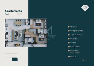 APARTAMENTO COM 03 SUÍTES PARA VENDER EM PORTO BELO