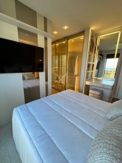 Vista definitiva para lagoa e mar