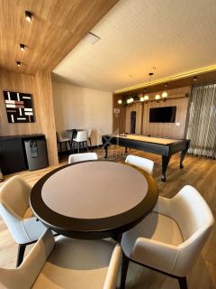 Vista definitiva para lagoa e mar