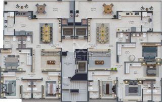 APARTAMENTO AMPLO 3 SUÍTES NOVO EM MEIA PRAIA ITAPEMA