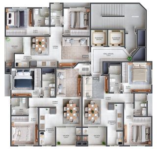 APARTAMENTO NOVO ANDAR ALTO À VENDA EM ITAPEMA