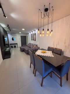 APARTAMENTO 3 SUÍTES MOBILIADO PARA LOCAÇÃO ANUAL EM MEIA PRAIA