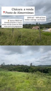 CHÁCARA À VENDA EM BRUMADINHO – PONTE DAS ALMORREIMAS