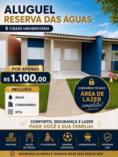casa em condomínio fechado cidade universitária