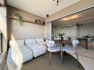 FRENTE MAR A VENDA PEREQUE!! Apartamento a venda, 4 suítes mobiliado, 3 vagas de garagem