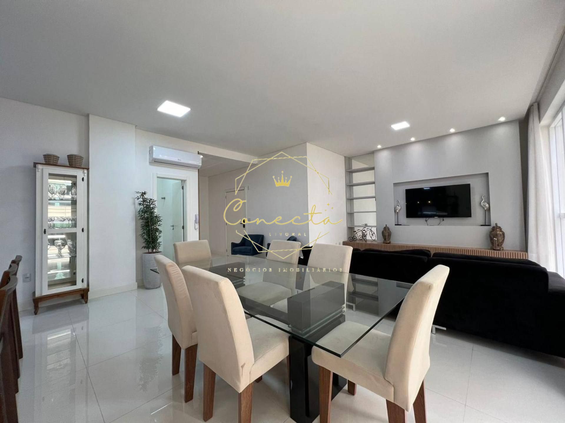 Apartamento a venda em itapema, 3 suítes mobiliado, 2 vagas de garagem.