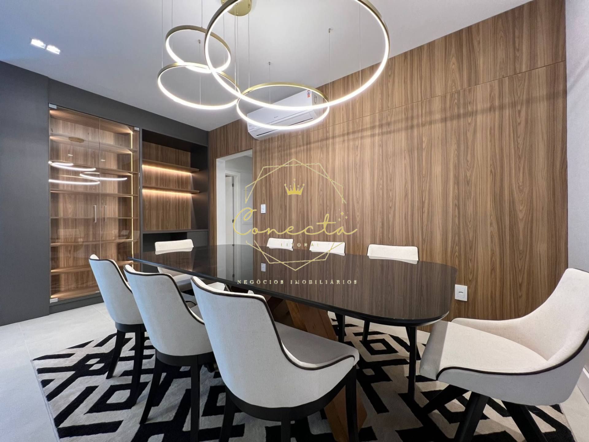 Apartamento à venda em itapema finamente mobiliado, 3 suítes 2 vagas de garagem separadas com lazer.