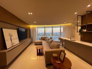 Apartamento mobiliado a venda em itapema 4 suítes 3 vagas de garagem