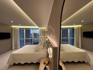 Apartamento mobiliado a venda em itapema 4 suítes 3 vagas de garagem