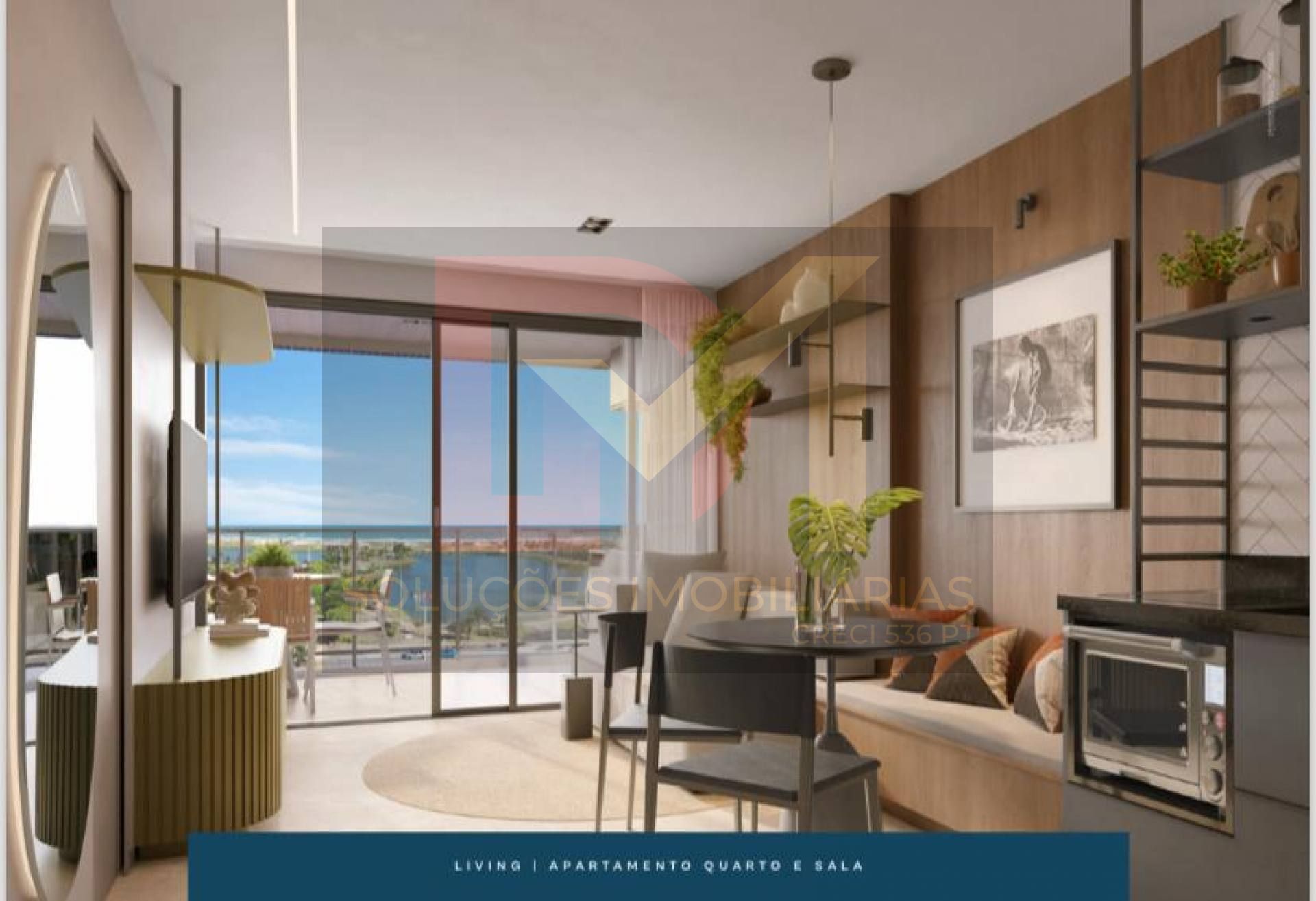 Repasse de Apartamento 1/4 / Condomínio Dumont, Coroa do Meio.