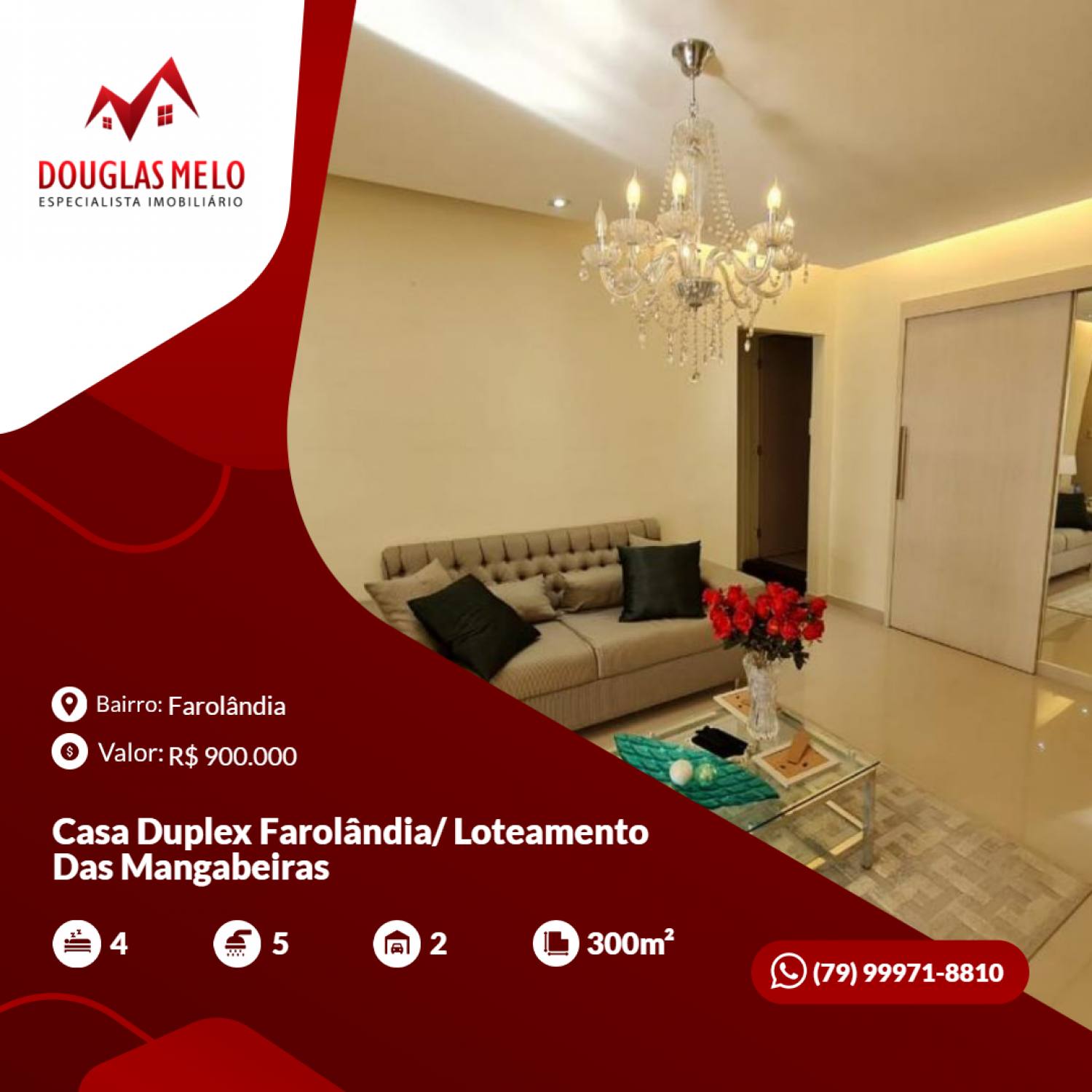 Casa Duplex Farolândia/ Loteamento Das Mangabeiras