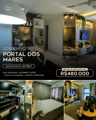 Portal dos Mares /Reformado / Prox. a Orla