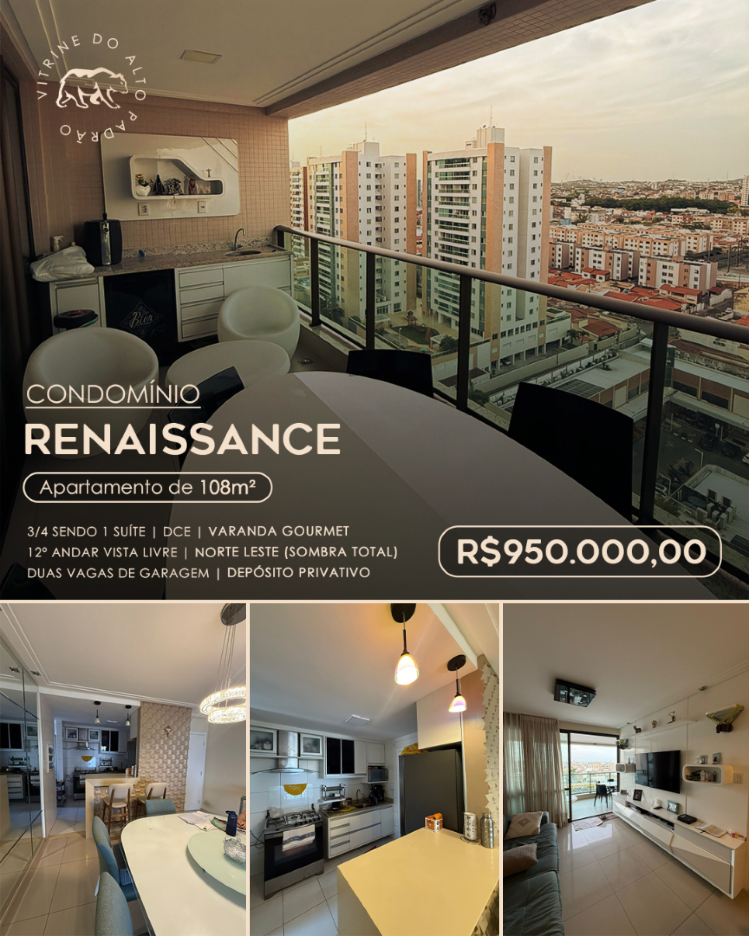 Apartamento no Renaissance – Alameda das Árvores /