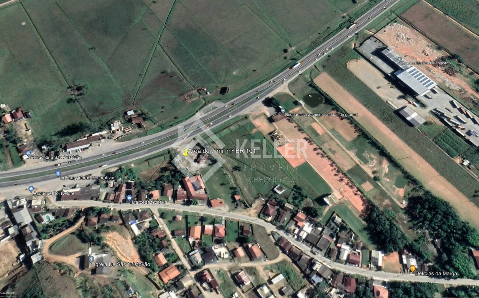 Área frente a BR 101