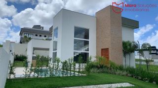 Casa nova alto padrão no Alphaville Litoral Norte 3.