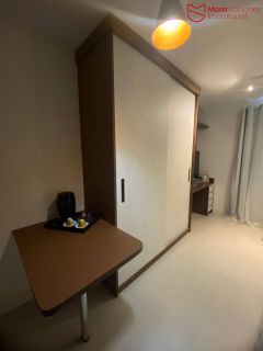 STUDIO INCRÍVEL NO CAMINHO DAS ÁRVORES ✨ Último andar | 20,40m² | Pronto para morar
