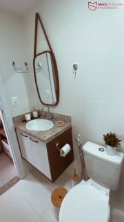 STUDIO INCRÍVEL NO CAMINHO DAS ÁRVORES ✨ Último andar | 20,40m² | Pronto para morar