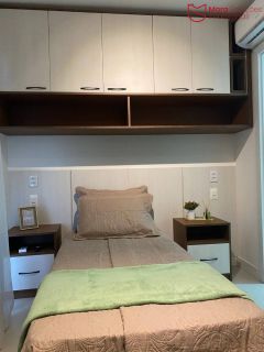 STUDIO INCRÍVEL NO CAMINHO DAS ÁRVORES ✨ Último andar | 20,40m² | Pronto para morar