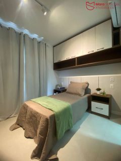 STUDIO INCRÍVEL NO CAMINHO DAS ÁRVORES ✨ Último andar | 20,40m² | Pronto para morar