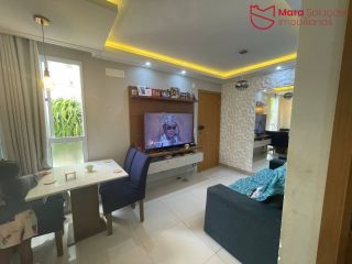 VENDO APARTAMENTO 2/4 COM AREA GARDEN NO SOLAR DAS FLORES