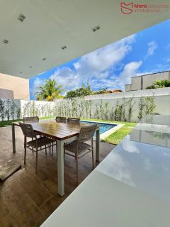 LOCAÇÃO | CASA MOBILIADA E FINAMENTE DECORADA | ALPHAVILLE LITORAL NORTE II