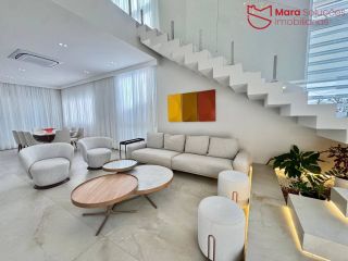 LOCAÇÃO | CASA MOBILIADA E FINAMENTE DECORADA | ALPHAVILLE LITORAL NORTE II