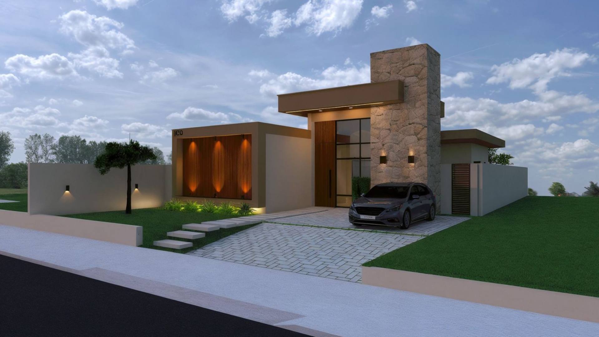 Casa térrea,3 suítes no NATURAVILLE I em Vilas de Abrantes.