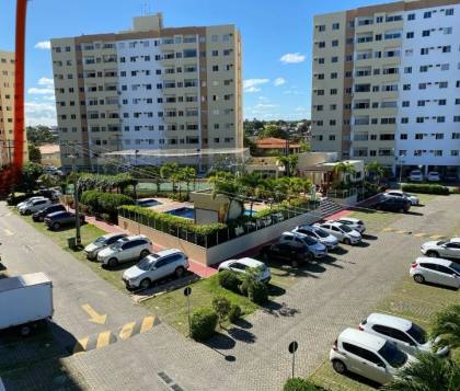 Apartamento semi mobiliado 3/4 com suíte e varanda!