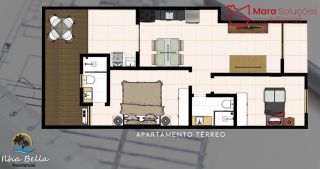 Apartamento moderno próximo ao Parque Shopping Bahia.