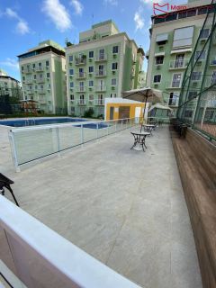 Apartamento térreo 2/4 com planejados em condomínio completo!