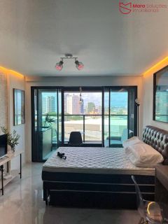 STUDIO DECORADO | VISTA MAR PERMANENTE | 6º ANDAR | R$720.000,00.