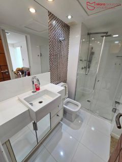 Apartamento com cobertura, vista mar e área gourmet em Vilas do Atlântico.