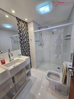 Apartamento com cobertura, vista mar e área gourmet – incluso taxas em Vilas do Atlântico.