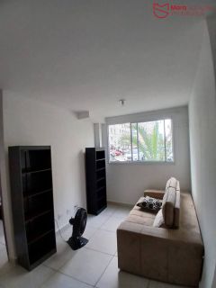 Apartamento mobiliado térreo 2/4 no Solar dos Mares com lazer completo.