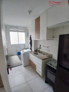 Apartamento mobiliado térreo 2/4 no Solar dos Mares com lazer completo.