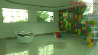 Apartamento 2/4 com varanda, nascente e lazer completo no Condomínio Spazio Soberano.