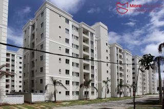 Apartamento 2/4 com varanda, nascente e lazer completo no Condomínio Spazio Soberano.