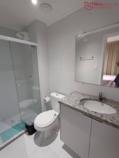 BLUE BARRA - 1/4 Mobiliado com 30m² | Andar Alto