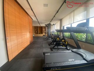 BLUE BARRA - 1/4 Mobiliado com 30m² | Andar Alto