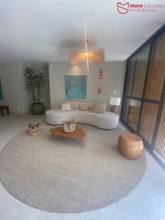 BLUE BARRA - 1/4 Mobiliado com 30m² | Andar Alto