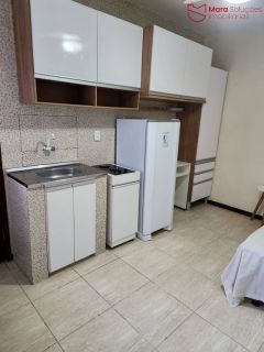 Kitnet mobiliada para locação na orla de Vilas do Atlântico
