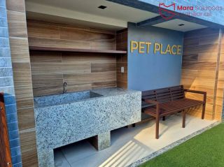 Apartamento 1/4 no Ilha de Pharos - Planejados - Nascente - Infra completa.